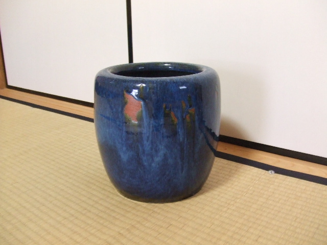 海鼠釉（なまこ）火鉢24センチ｜中村陶器 信楽焼の通販サイト （滋賀