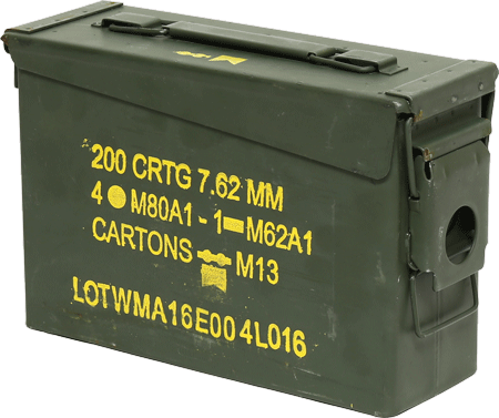 弾薬箱 小型 AMMO BOX ミリタリーショップ 革ジャン 中田商店