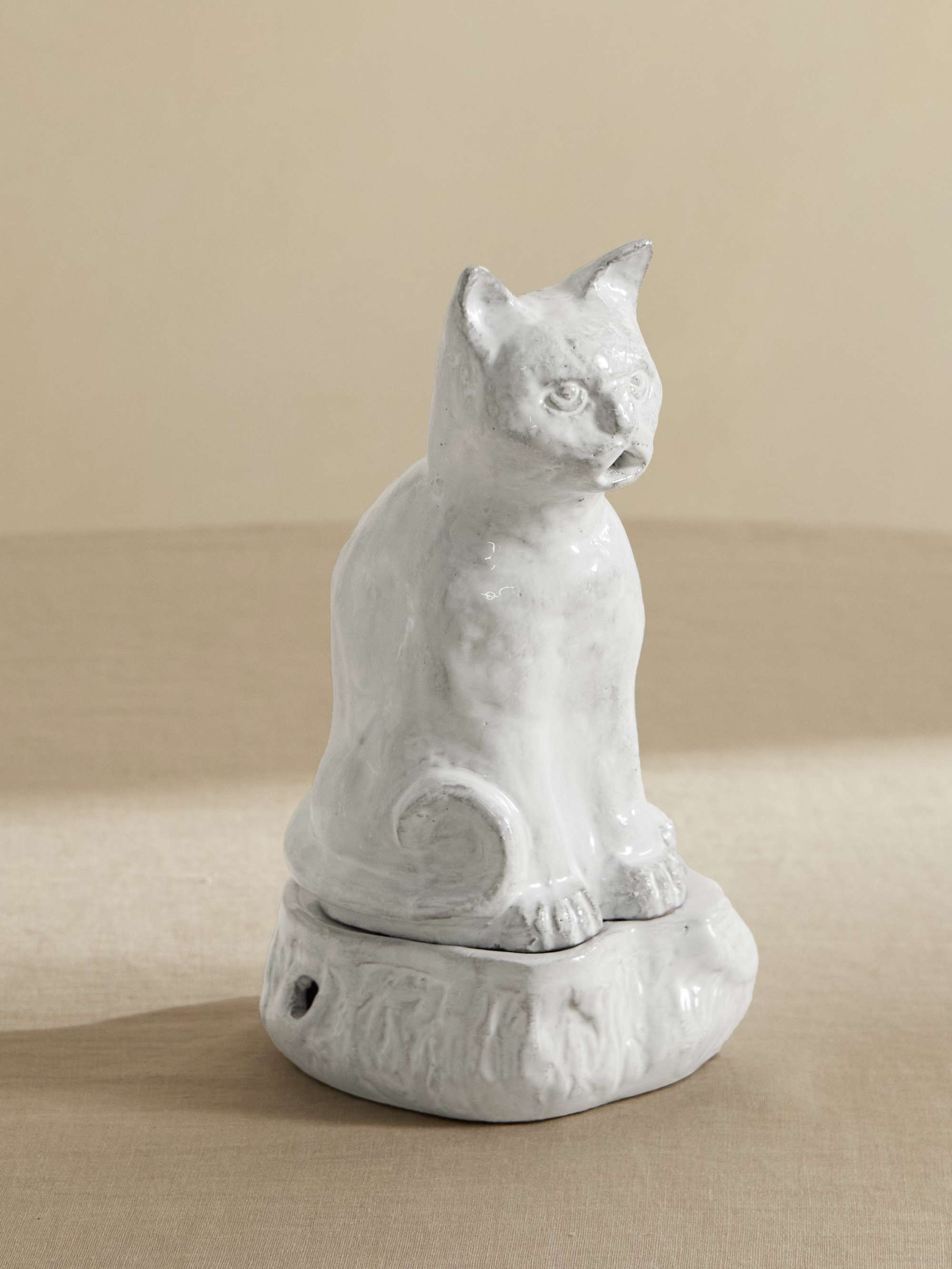 ASTIER DE VILLATTE + Setsuko Cat ceramic incense burner | NET-A-PORTER