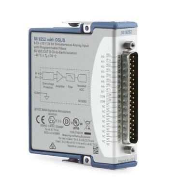 786783-01 NI / EMERSON, Voltage Input Module, C Series, NI-9252