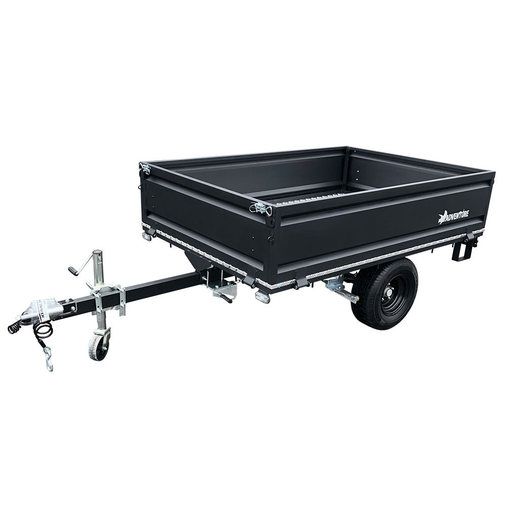 ADVENTURE/BX カーゴトレーラー スチール/ブラック 最大積載量：350kg