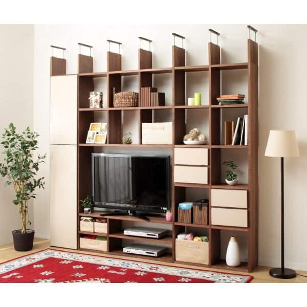 テレビボード(コネクト165-5セット LBR) | ニトリネット【公式】 家具