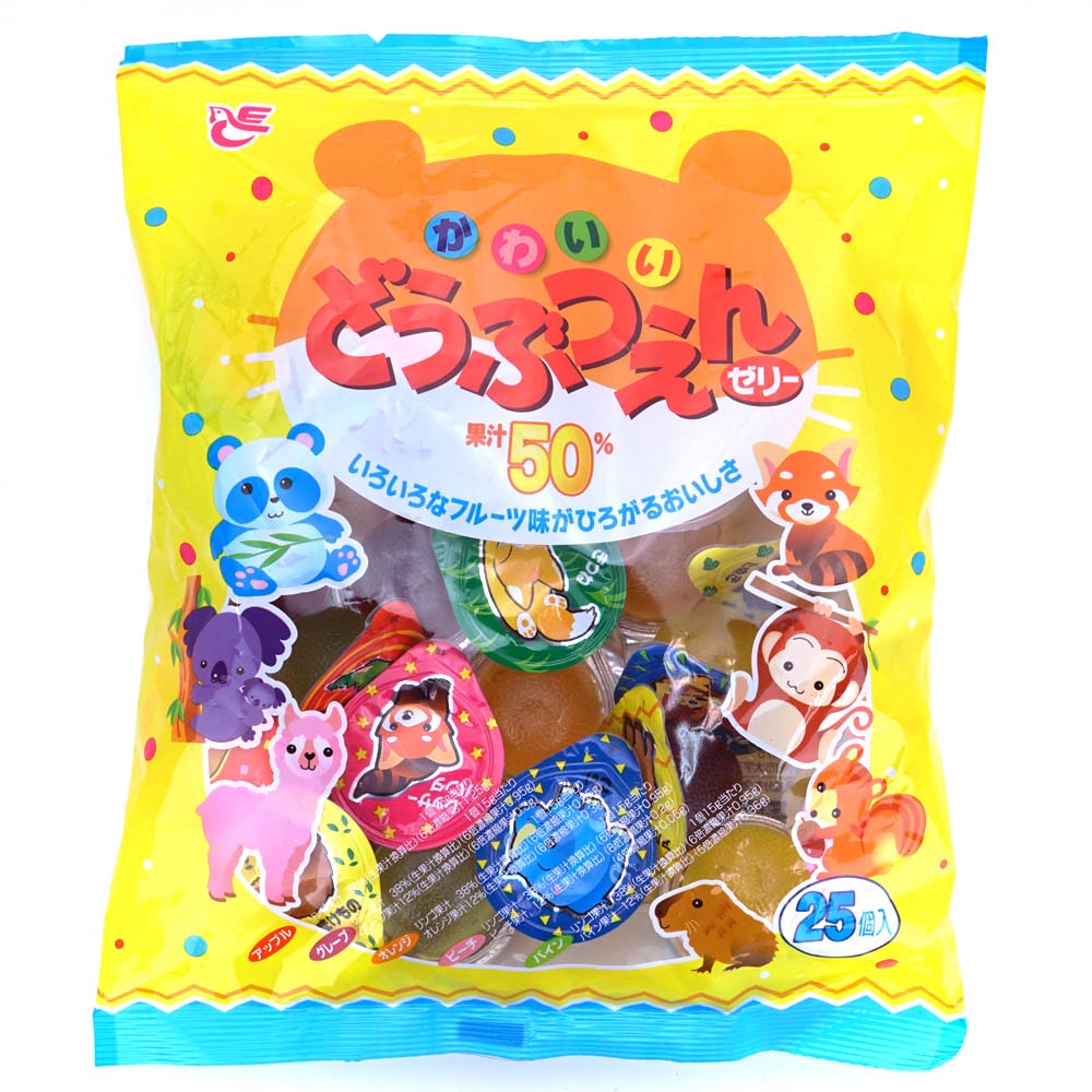 エースベーカリー たのしいどうぶつえんゼリー (16袋入) お菓子 ゼリー