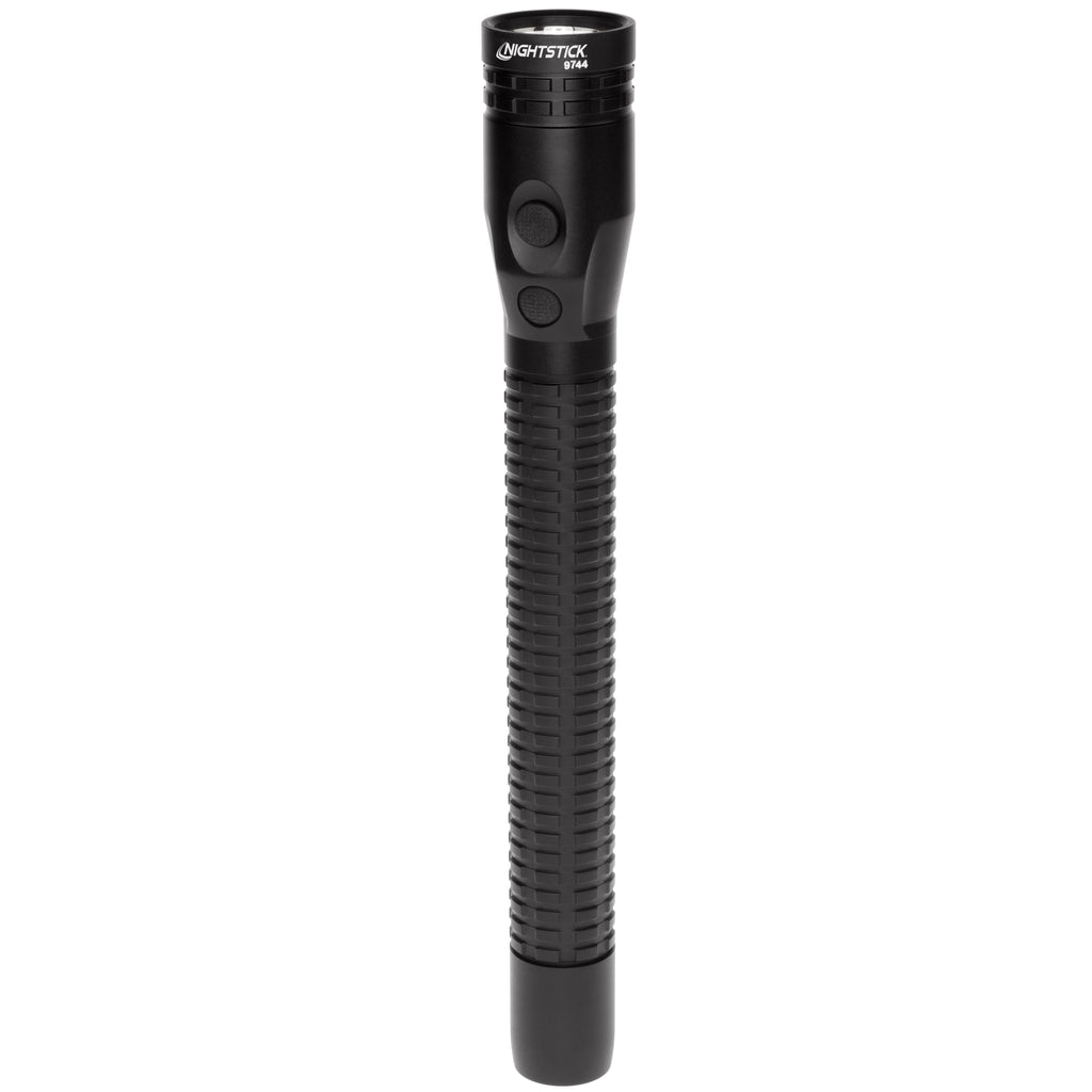 Metal Full-Size Dual-Light Rechargeable Flashlight - Nightstick