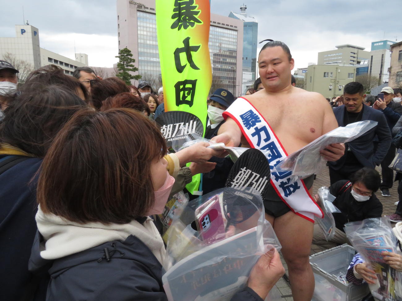 朝乃山を追う：25年春場所〈下〉】富山市巡業で感じた関取衆からの
