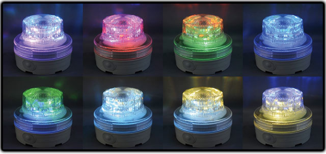 電池式LED警告灯ニコUFO スター：イベント装飾や看板、ポスターなど