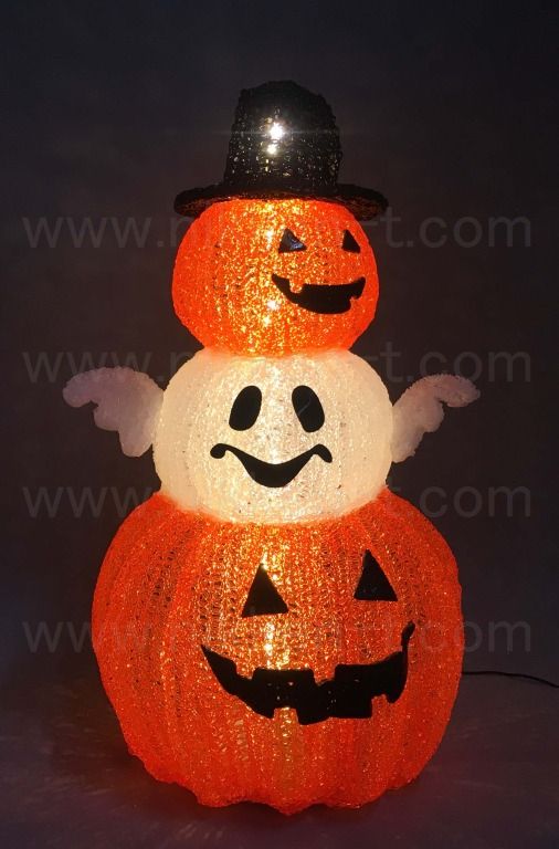 3D ハロウィンかぼちゃ 3段 W38×H64×D31cm 送料別途要