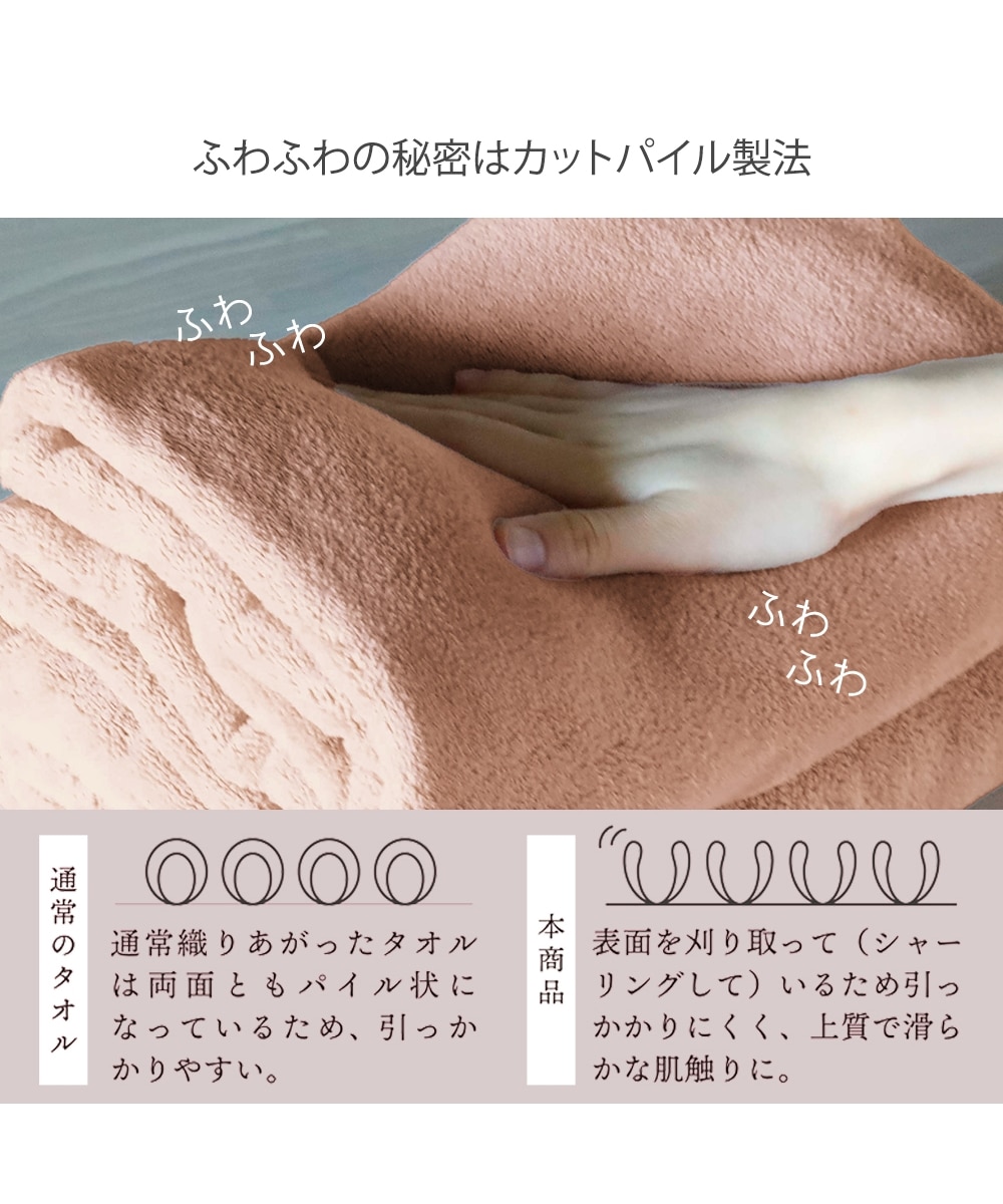カラリデイ バスタオル同色2枚セット 通販【ニッセン】