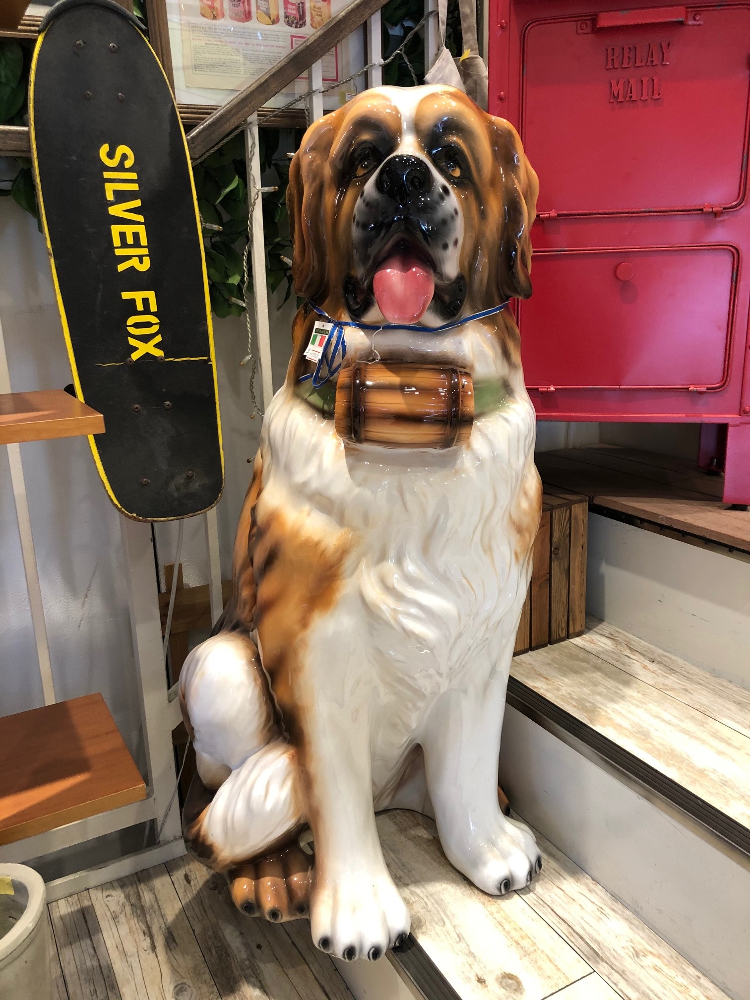 陶器製 犬の置物 特大 オブジェ 買取しました。 | 愛知と岐阜の