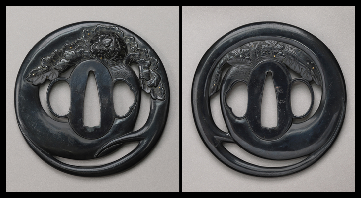 鍔：大根透図 Tsuba:Daikon Sukashi Zu