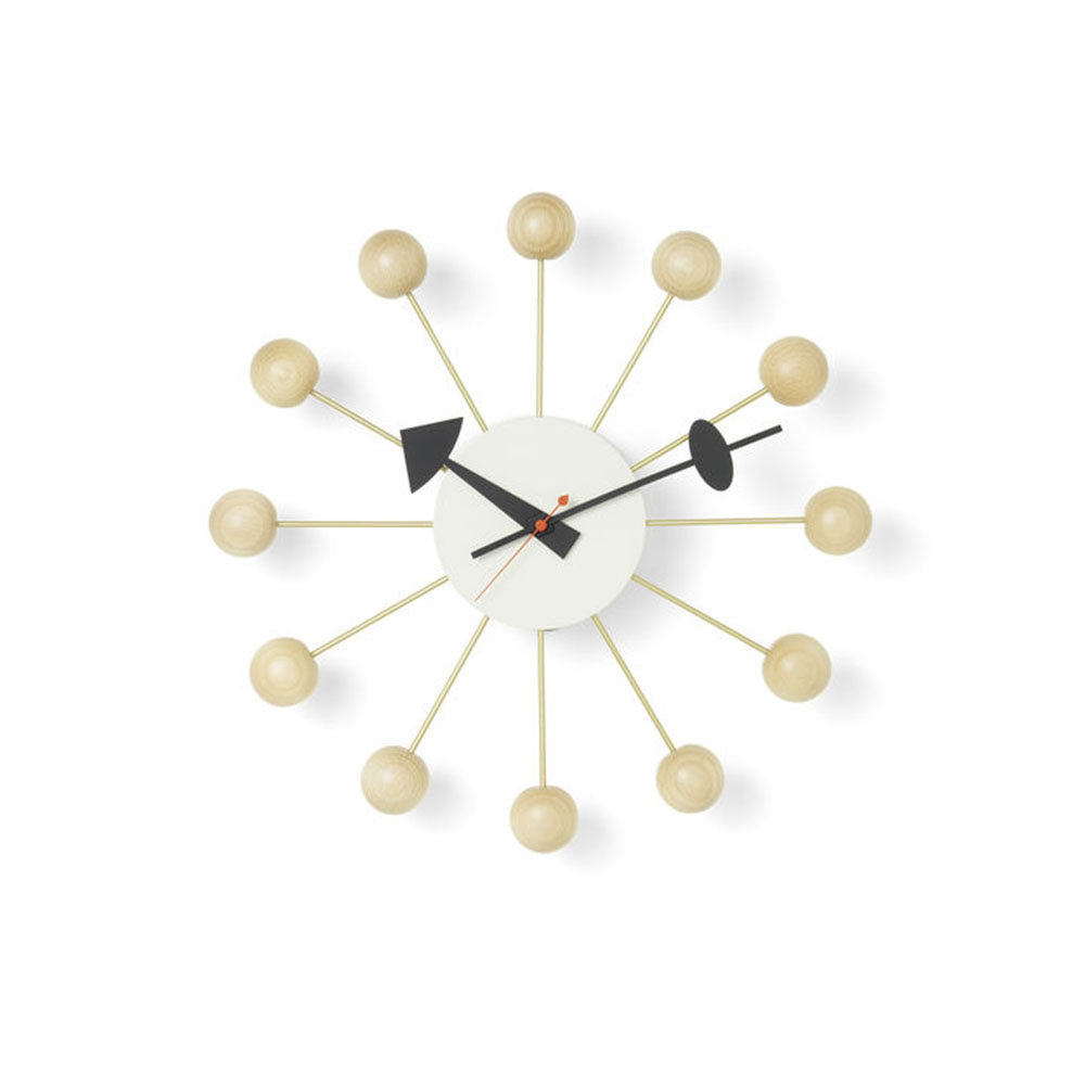 ボールクロック φ33cm / ナチュラルVitra（ヴィトラ） | 公式通販 家具