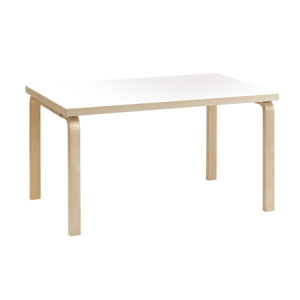 テーブル 82B W135×D85cm / ホワイトラミネートArtek（アルテック