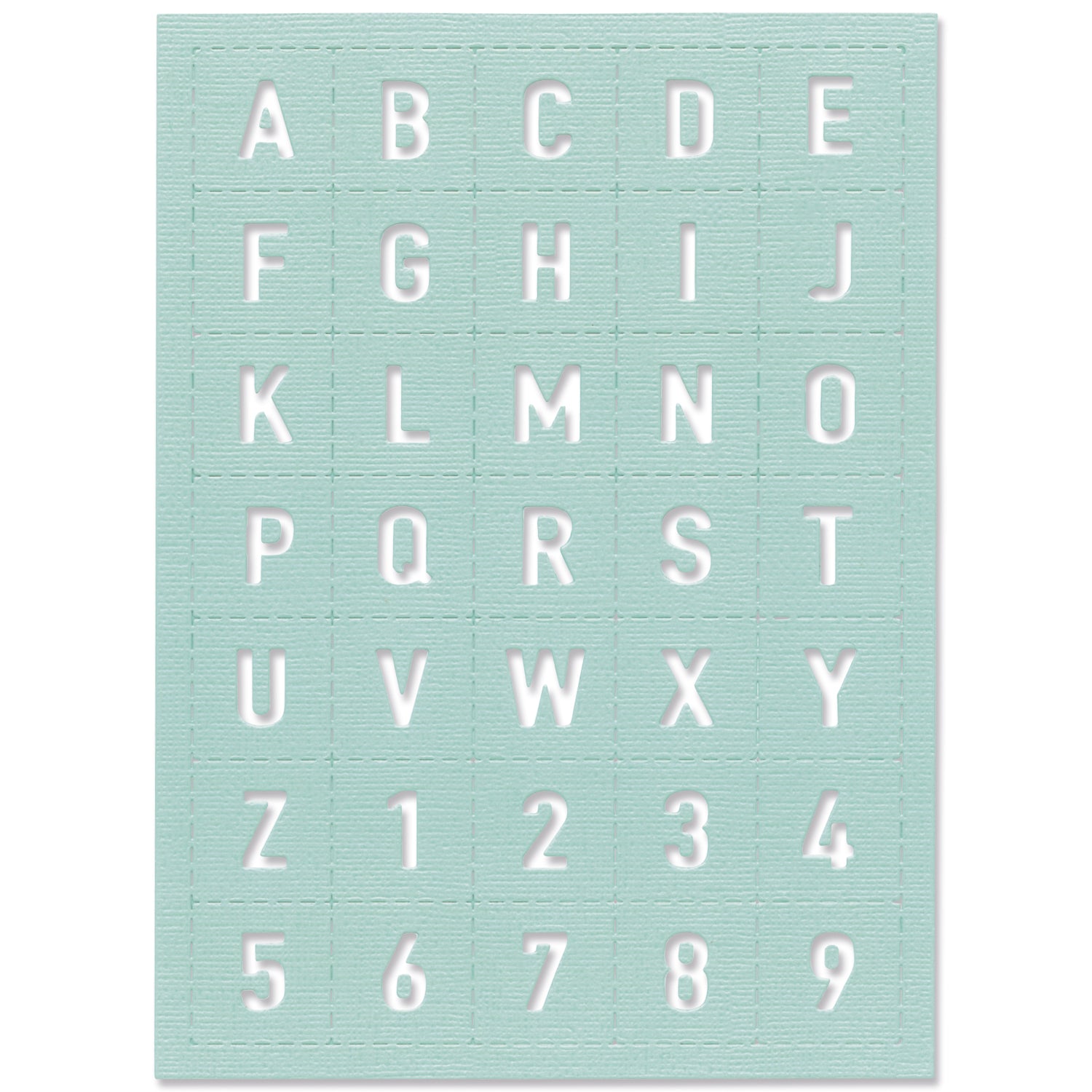 Sizzix Thinlits Die Tile Alphanumeric by Eileen Hull – Sizzix.com