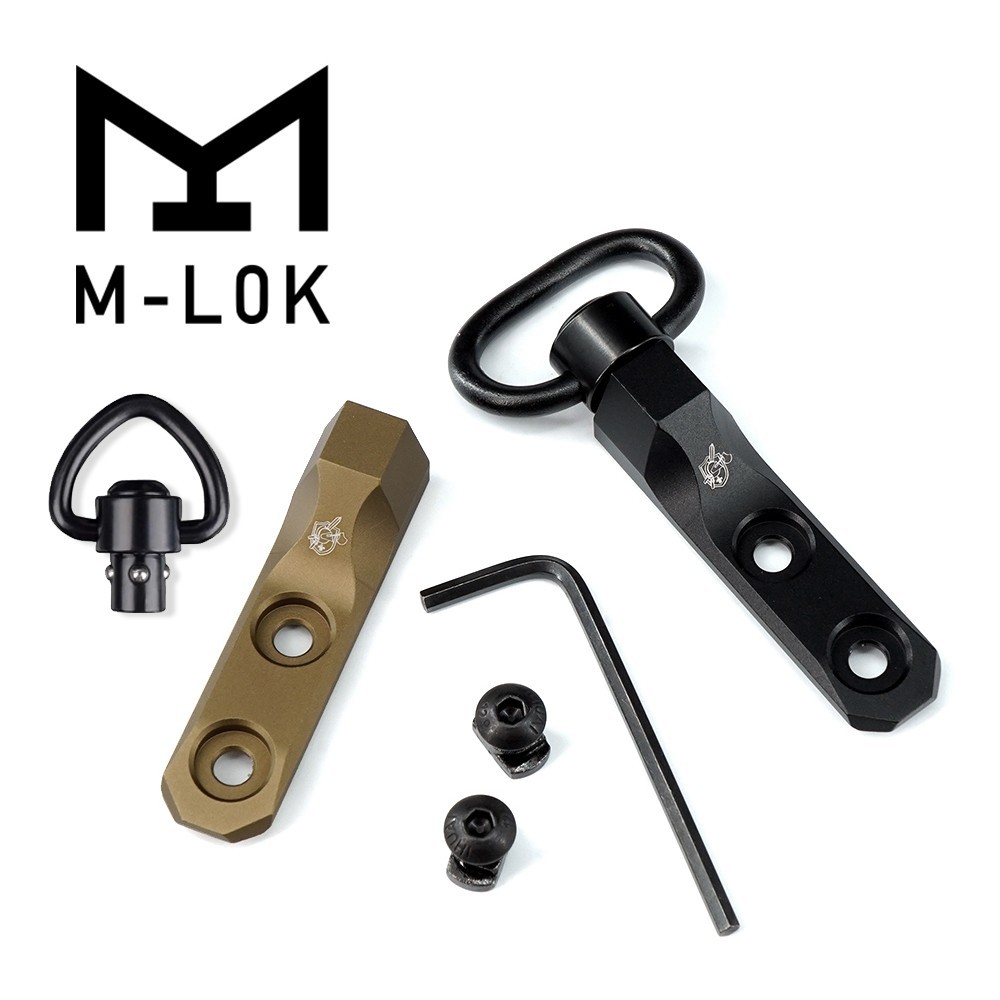 KAC style MLOK QD Sling Mount Low Profile with Sling Swivel
