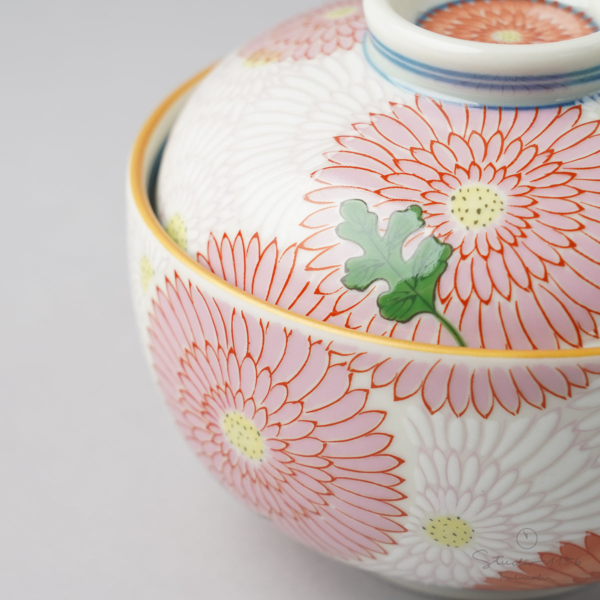 有田焼 錦菊花尽くし 小蓋物 10.5cm 幸楽窯の通販｜Studio1156