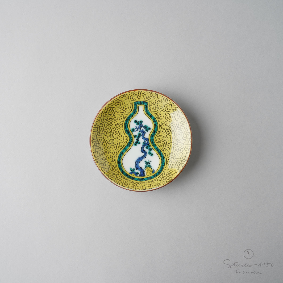 九谷焼 古九谷(青手・吉田屋) 豆小皿 10.5cm – 【公式】スタジオイイ