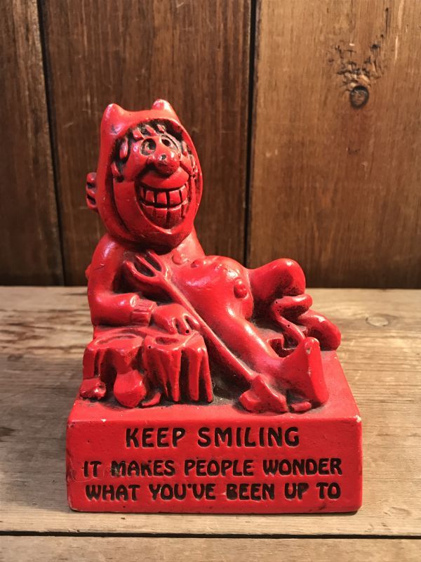 Red Devil Message Doll レッドデビル ビンテージ メッセージドール 60