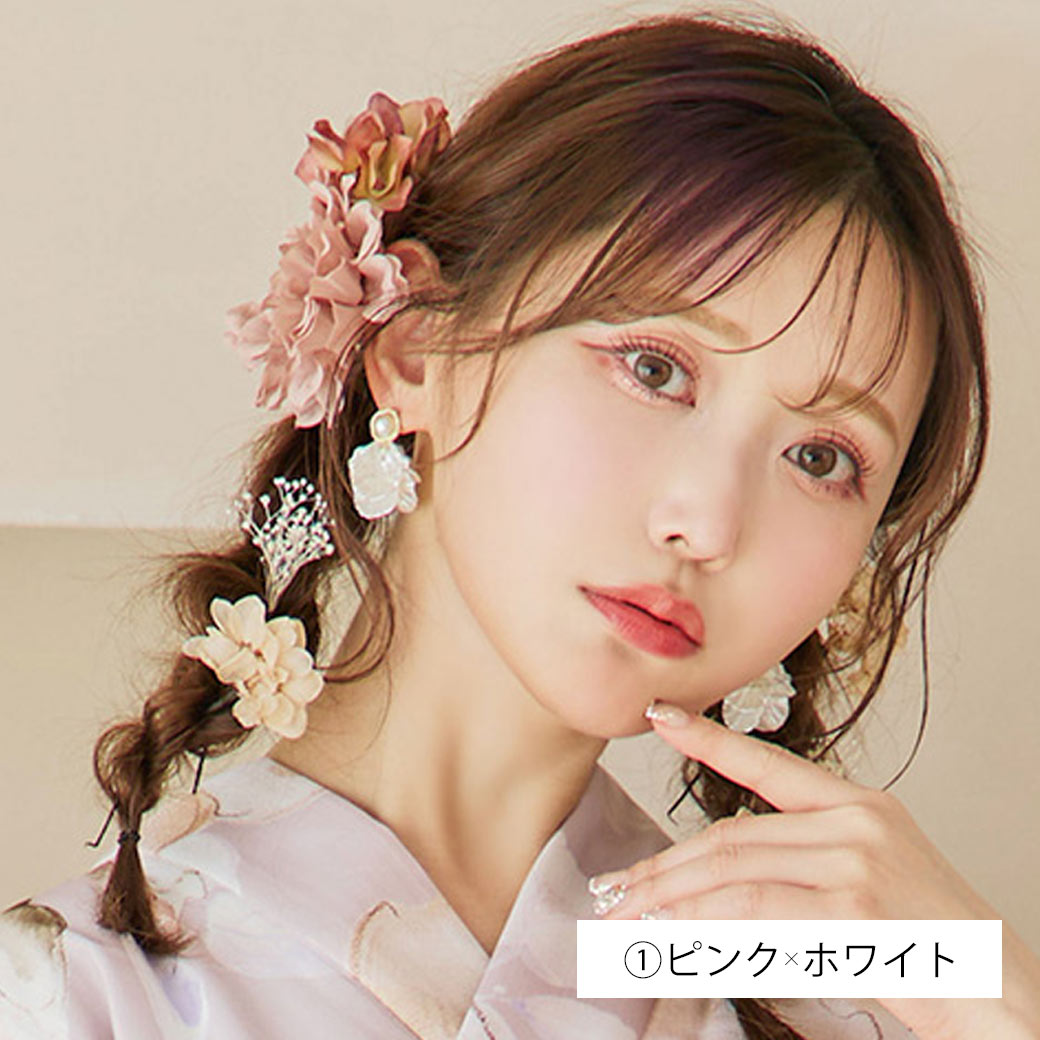 ドライフラワー【全7種類】【ヘアアクセサリー】[HC02-U] - キャバ
