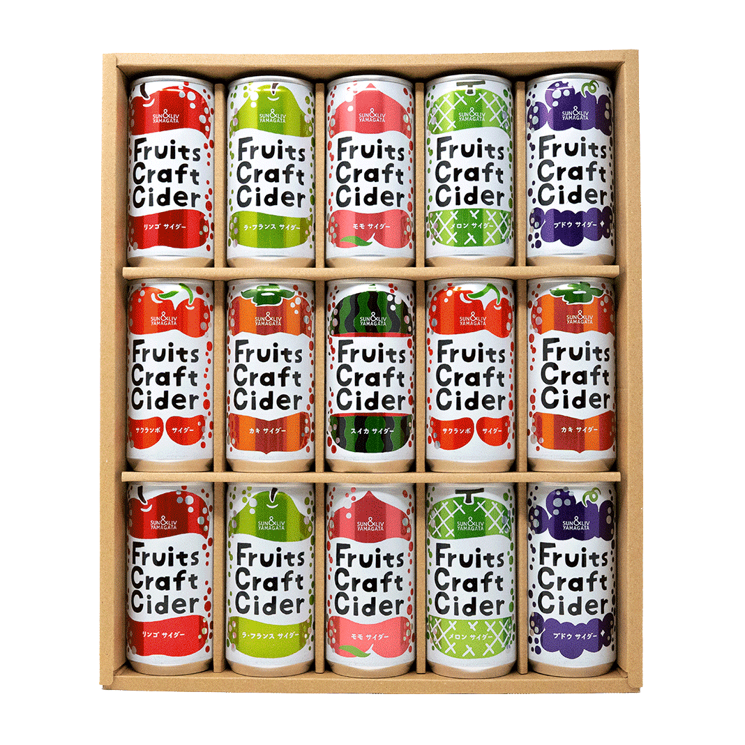 サン＆リブ】Fruits Craft Cider 詰合せ15缶セット