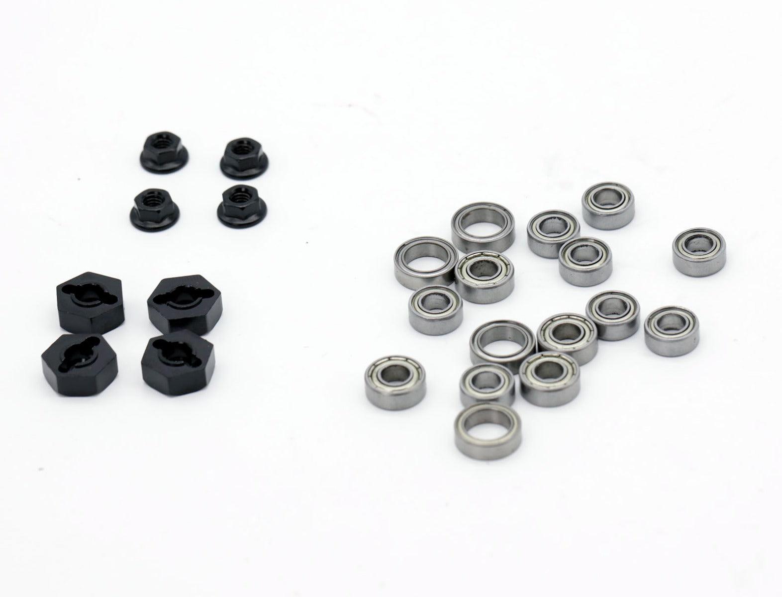 Powerhobby Tamiya TT-02 Aluminum Upgrade Kit TT02 -Black | PowerHobby