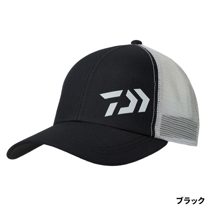 ダイワ DC-6624 3Dロゴハーフメッシュキャップ フリー ブラック - 釣具