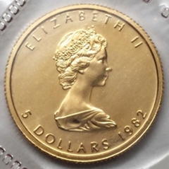 メイプルリーフ金貨 5ドル 買取実績 - 金貨買取本舗｜金貨買取本舗