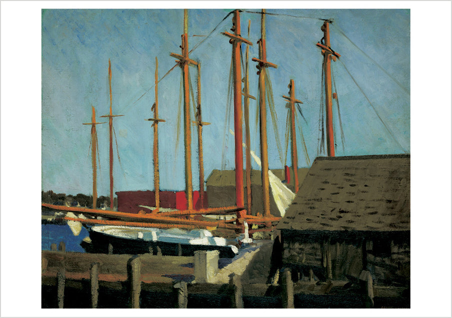 Edward Hopper's New England Boxed Notecard Assortment – Pomegranate