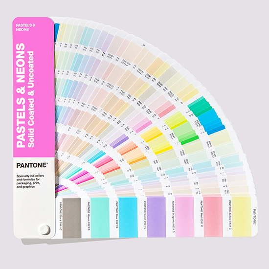 パステル & ネオン・ガイド(コート紙、上質紙) Pastels & Neons Guide