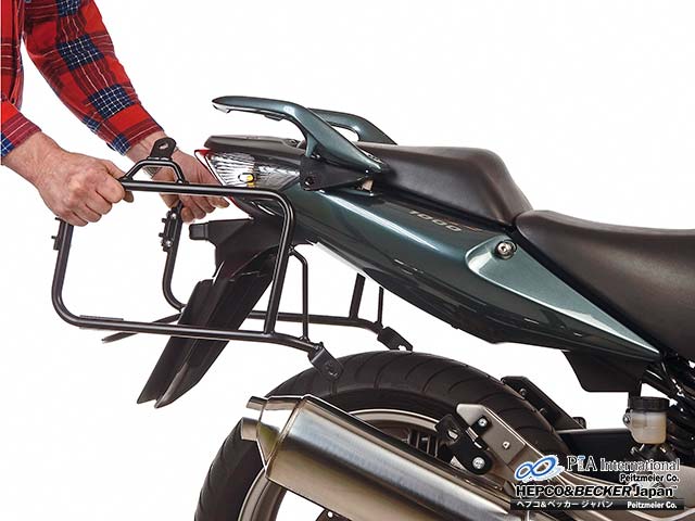ヘプコ＆ベッカー サイドケースホルダー「Lock it system」 Kawasaki