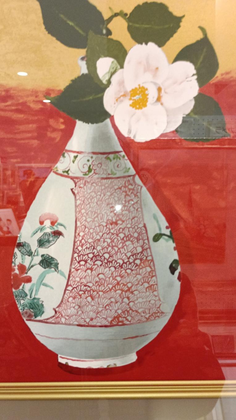小倉遊亀 シルクスクリーン版画 「姉妹」「椿」滋賀県が誇る画家の絵画