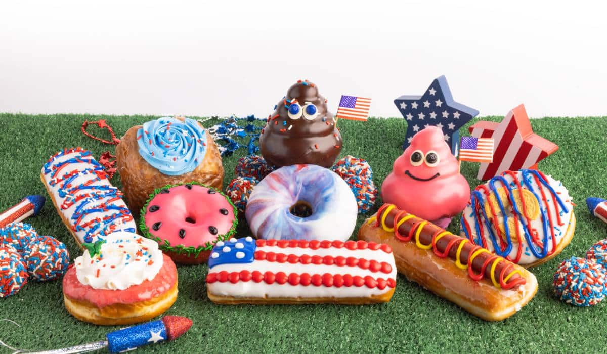 Donuts July 4th Las Vegas: Patriotic Doughnuts Pinkbox