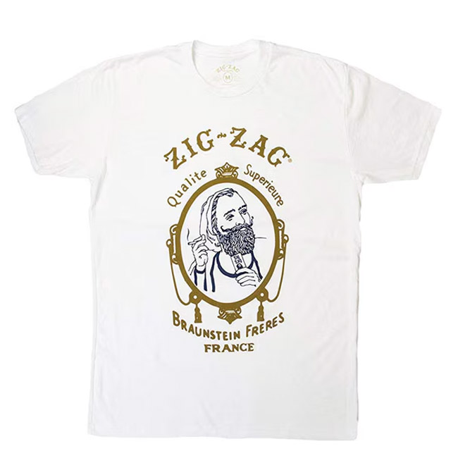 ZIG ZAG - ジグザグ 公式 メンズ Tシャツ ／ ホワイト - パイプ