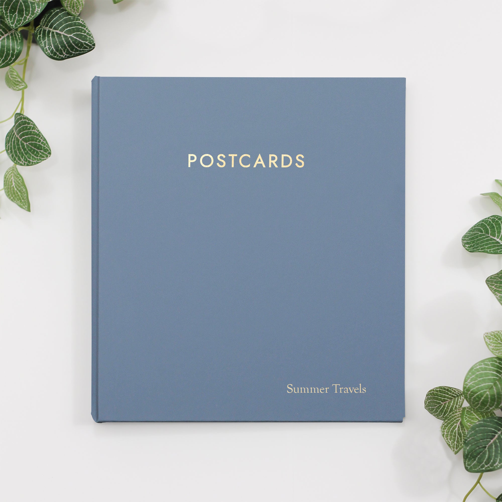 Large Postcard Album | Cover: Ocean Blue Vegan Leather | Available
