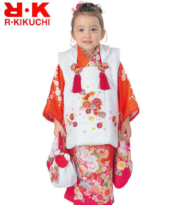 楽天市場】七五三 753 着物 3歳 女の子 被布セット RK リョウコキクチ