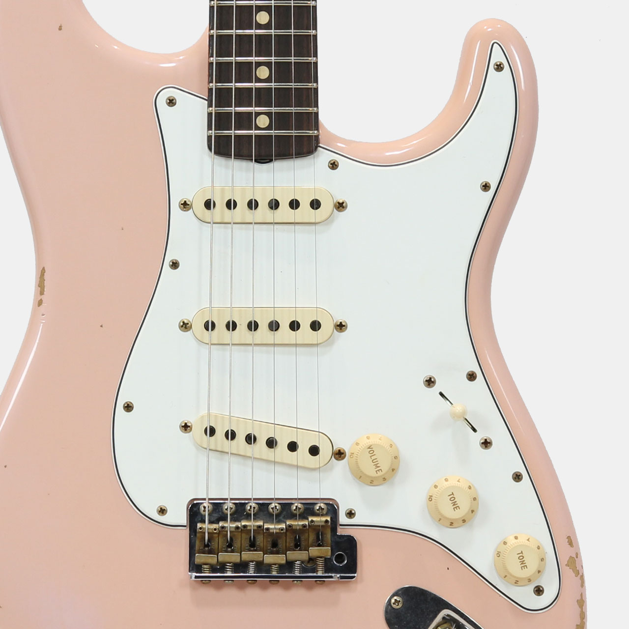 Fender Custom Shop 60s Stratocaster Relic Aged Shell Pink USA
