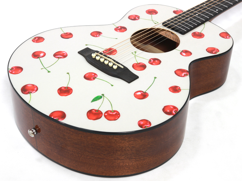 NAGI GUITAR cherry mini Ivory【ナギ アコースティックギター 】 送料