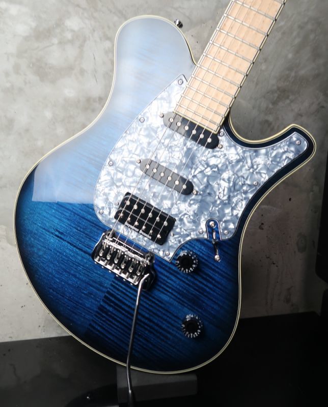 ギター Mayones Legend V22 Mayones Legend V22 Flame Maple Black Feather Gloss – Chicago Music