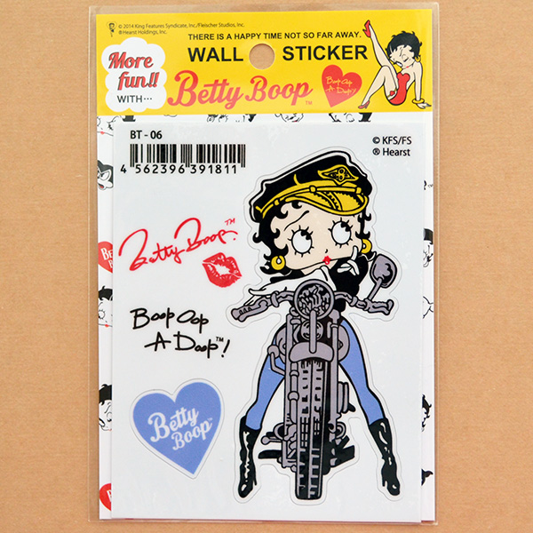 ステッカー/シール ベティブープ Betty Boop(バイカー) | ワッペン