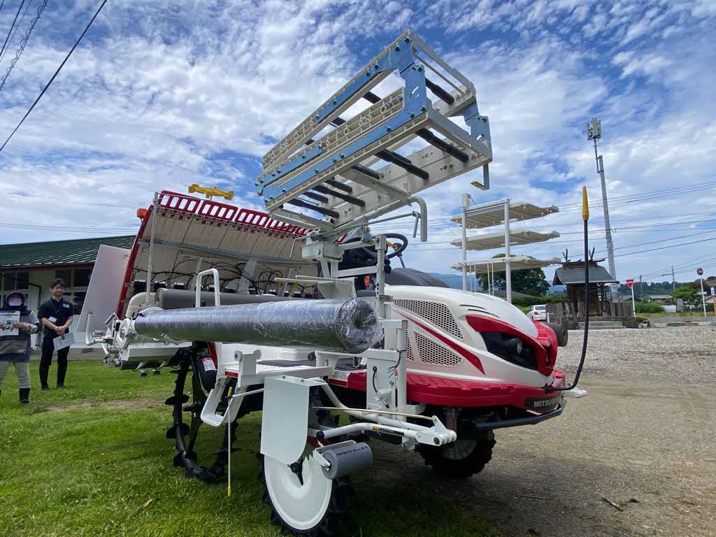 紙マルチ田植え機（ほ場管理記録）／木城町