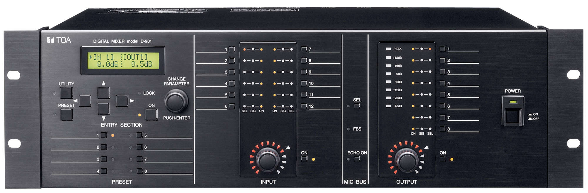 D-901 | D-901 Digital Mixer | Products | TOA United States, Inc.