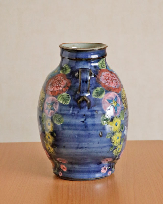 砥部焼の和食器 皐月窯の花器 【砥部工房 からくさ】