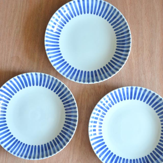 砥部焼の和食器 千山窯の大皿 【砥部工房 からくさ】