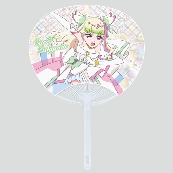 ミニうちわ(キュアズキューン)【映画キミとアイドルプリキュア
