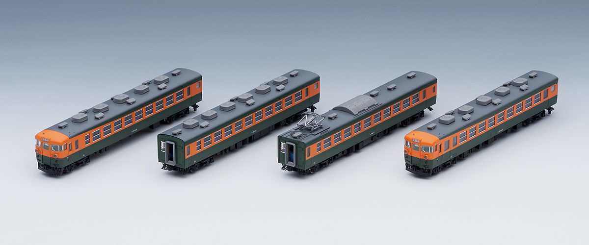 国鉄 165・167系電車(冷改車・湘南色・宮原電車区)基本セット｜製品