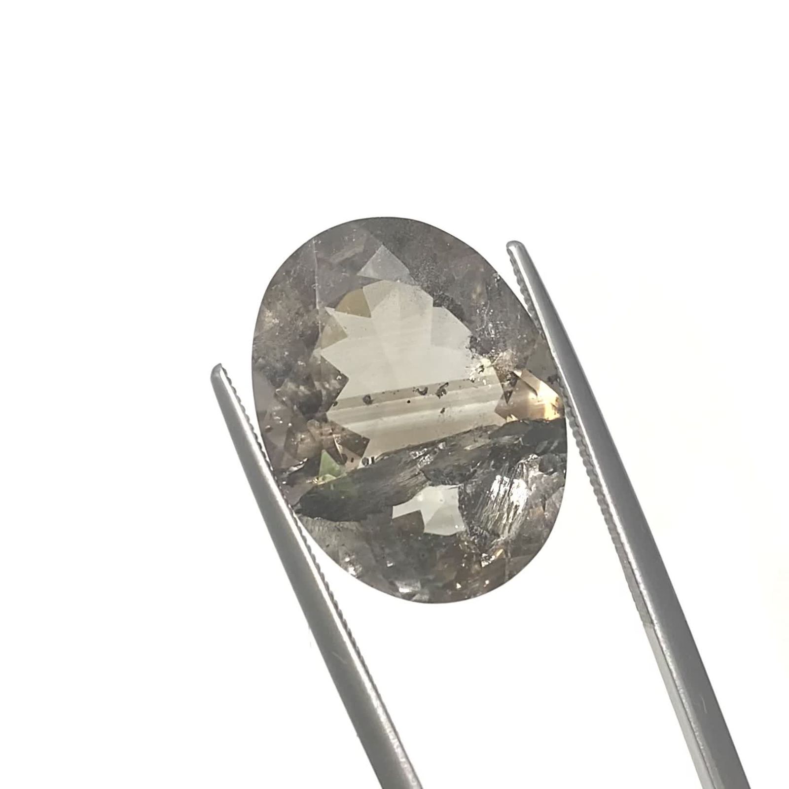 アルセノパイライトインクォーツ 中国産 12.67ct / 19.3x14.5mm前後