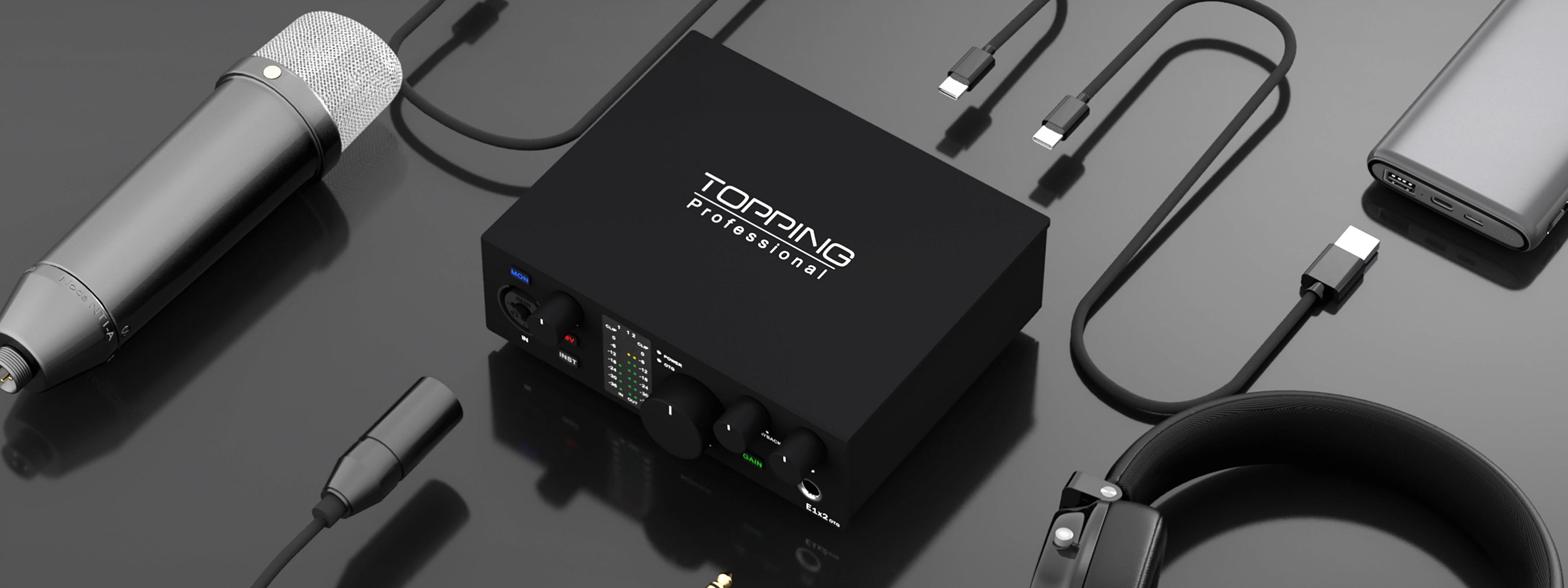 TOPPING E1X2 OTG USB Audio Interface