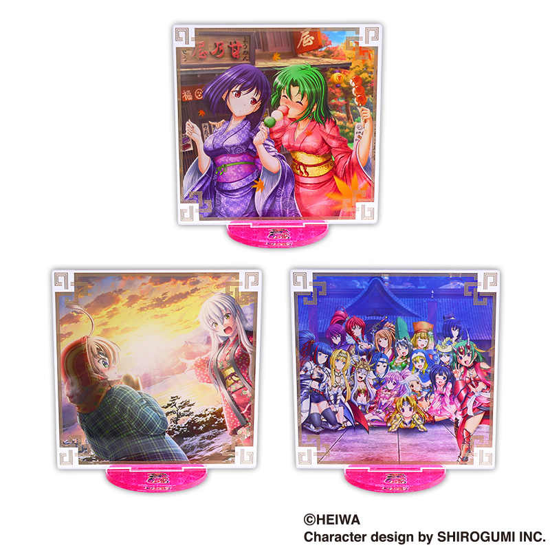 戦国乙女 場面写ｱｸﾘﾙｽﾀﾝﾄﾞ(10種ﾗﾝﾀﾞﾑ) | ぱちキャラ オンライン by大宏