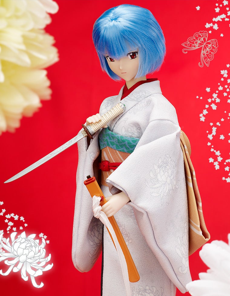 綾波レイと日本刀｜エヴァンゲリオン究極の和ドールシリーズ｜タカラトミー