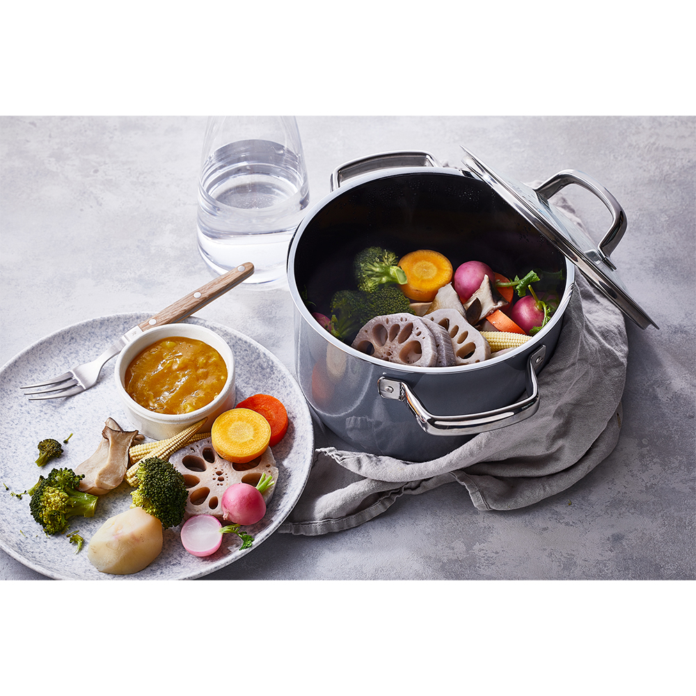 フュージョンテック ミネラル ハイキャセロール24cm（DR／PL／RQ