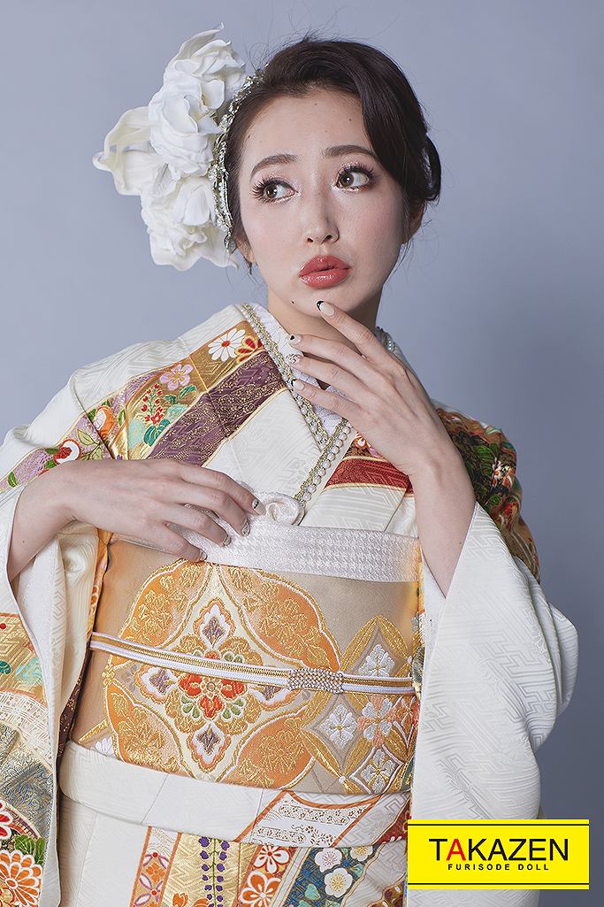 プレミアム古典 白/ゴールド(金色) 熨斗柄 高級古典 豪華 金駒繍 金彩